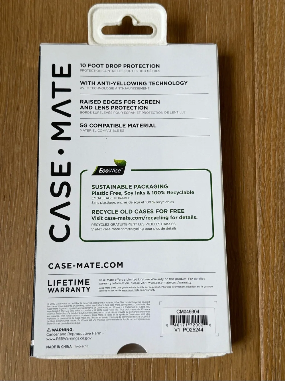 New Case-mate Ultra Clear Tough Clear Transparent iPhone 6.7” PRO 2022 case
